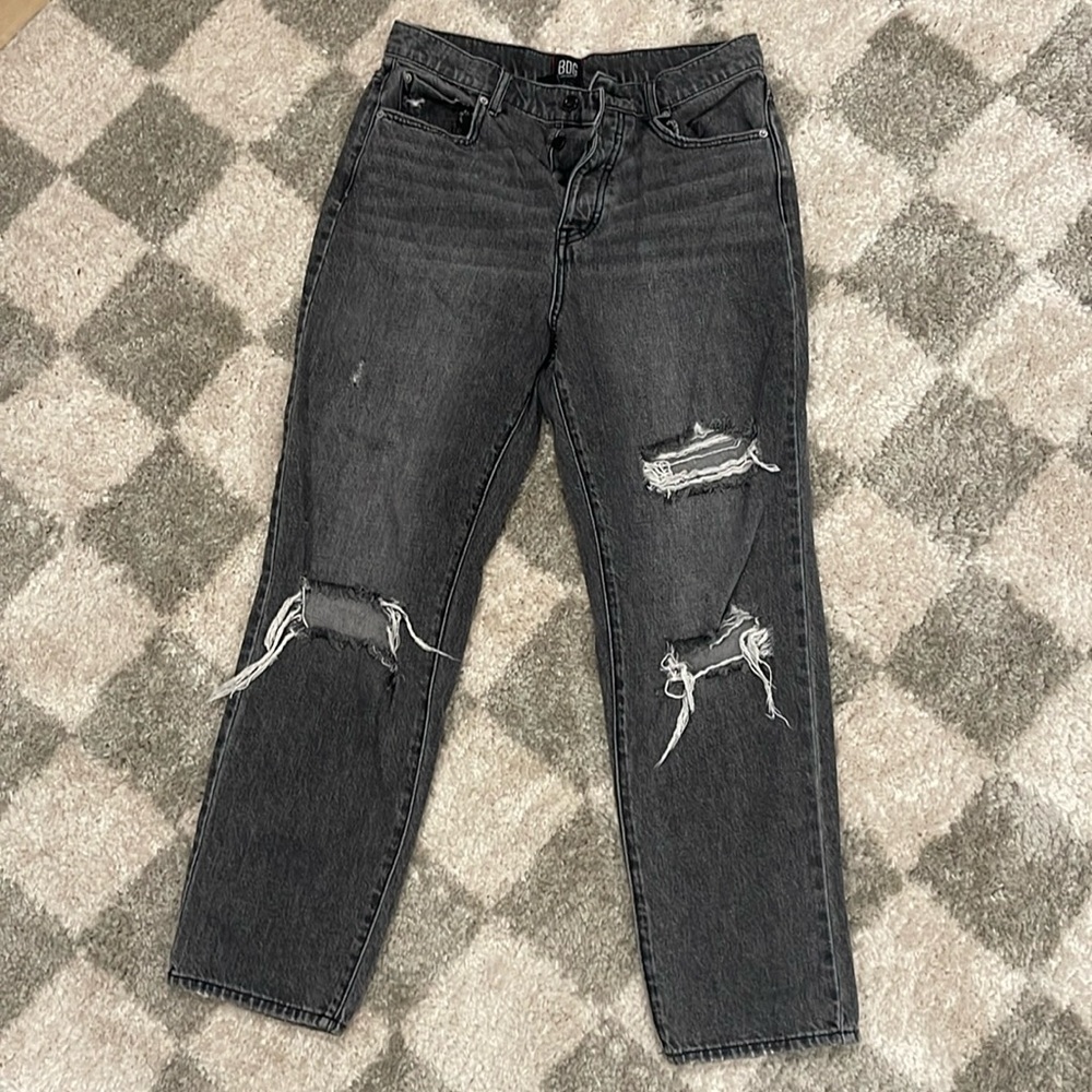 Black denim